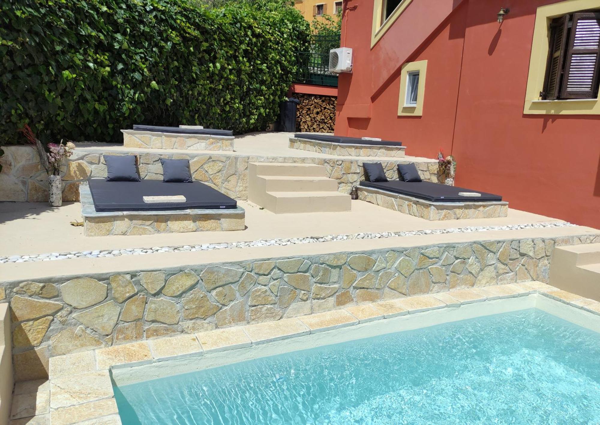 Gkk House Private Swimming Pool Luxury House Villa Skriperon